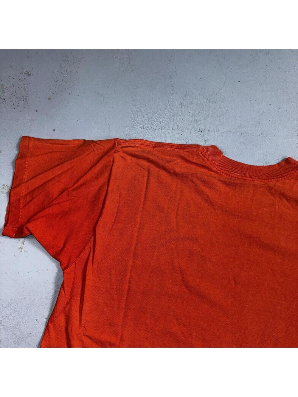OSU Oregon State USA 70s 1970 VTG T Shirt USA Beavers RARE Single Stitch XL - Picture 8 of 10